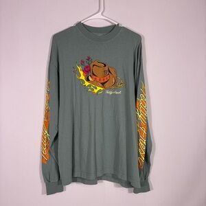 Teddy Fresh Long-Sleeve Giddy Up Tee with Western Hat Graphic Size Large